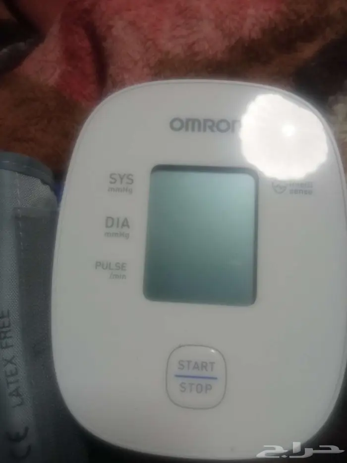 جهاز قياس ضغط omron جديد بالكرتون استخدام بسيط اخو الجديد 0
