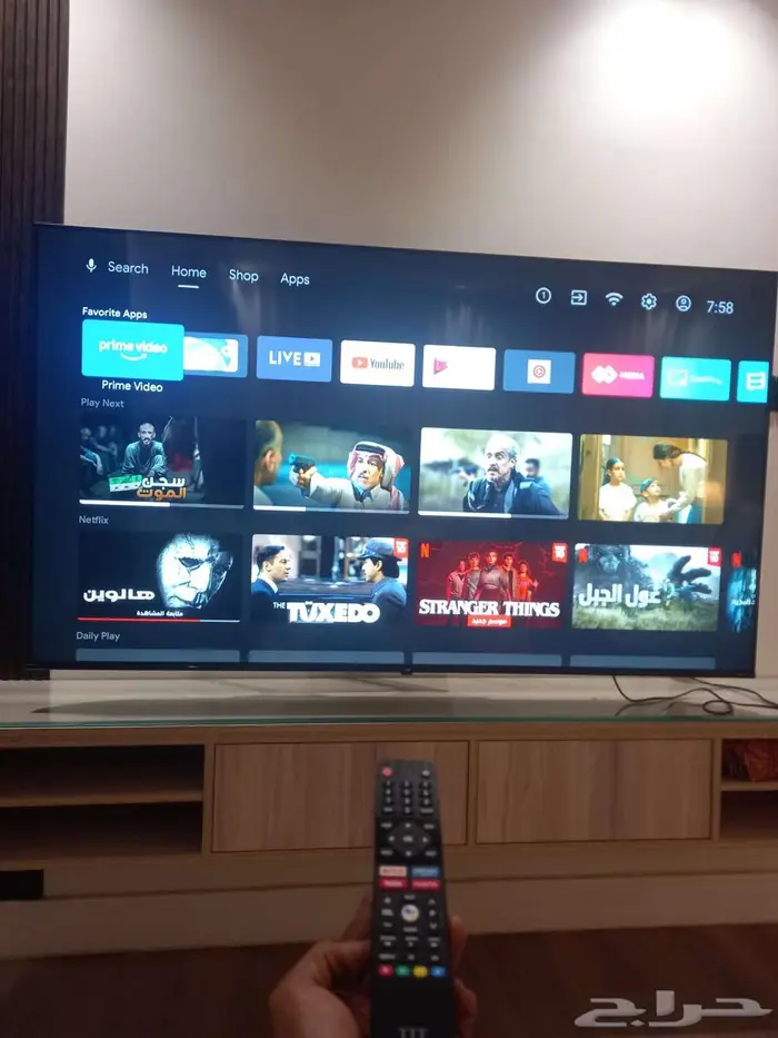 شاشة سمارت TIT 65 بوصة سبب البيع انتقالي خارجي الرياض 0