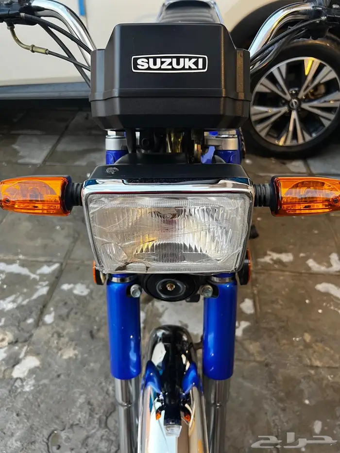 دباب سوزوكي X100 مخزن اللون ازرق 8