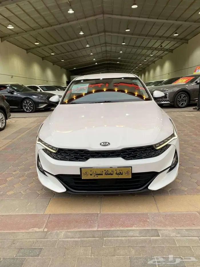 كيا (k5) مستورد كوري 2021 مقاعد جلد اسود تشغيل بصمه 0