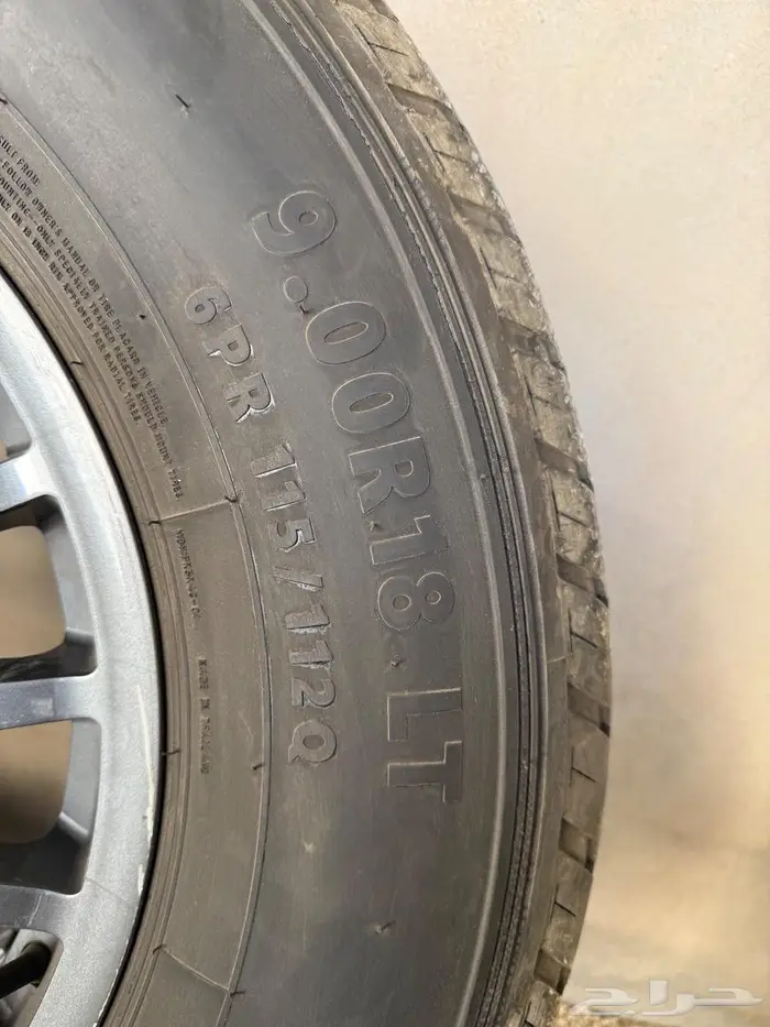 كفرات هامان جديدة مع جنوط برايد مقاس 18 3