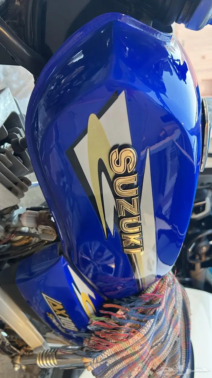 دباب سوزوكي X100 مخزن اللون ازرق 2