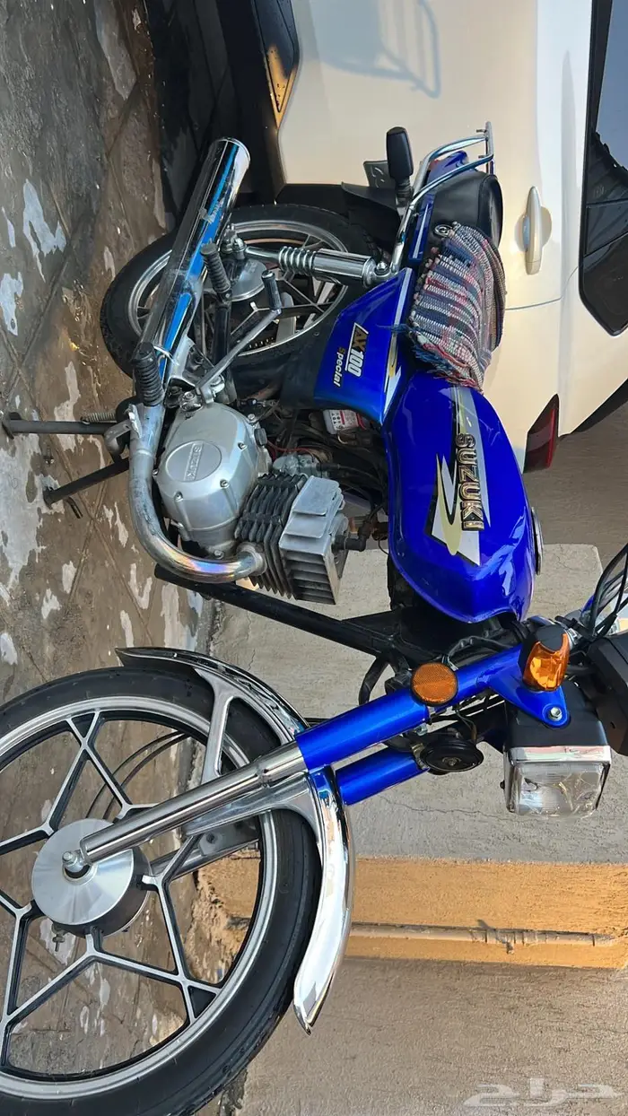 دباب سوزوكي X100 مخزن اللون ازرق 5