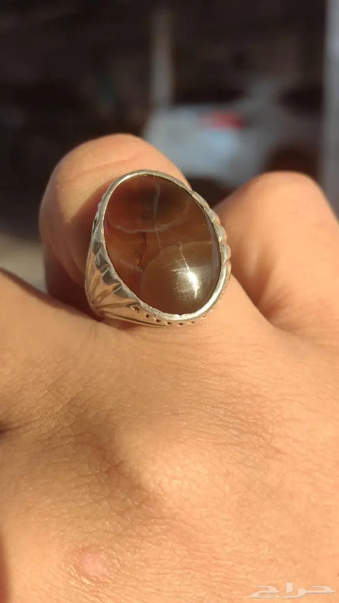 خاتم عقيق يماني مشروط 0