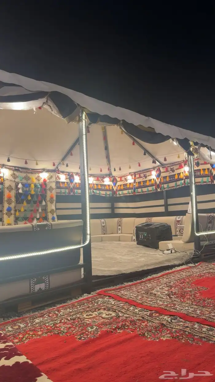 مخيم في حي السنابل للايجار اليوم 4