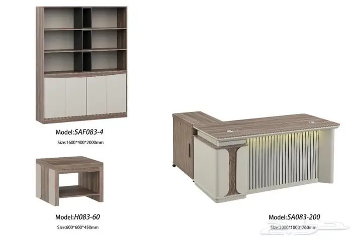 طقم مكتب فاخر و طاولة مكتبي اجتماعات كل متوفر سعر الجملة 3