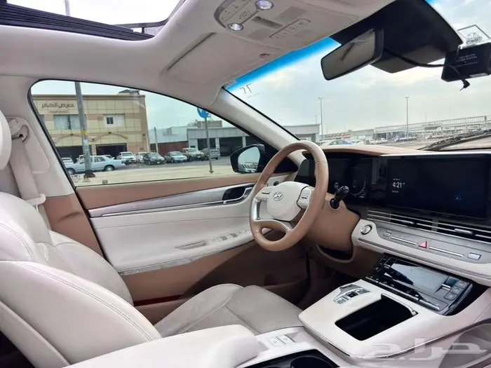 ازيرا بنزين 2020 فل كامل بانوراما بطاقة جمركية استيراد كوريا 16