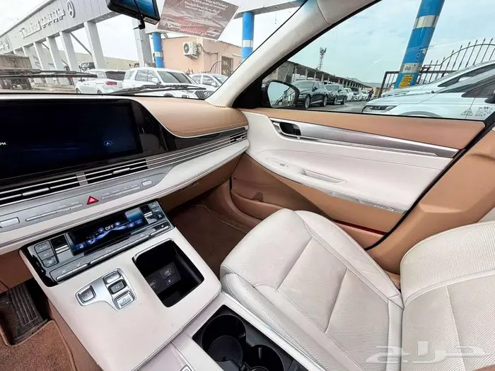 ازيرا بنزين 2020 فل كامل بانوراما بطاقة جمركية استيراد كوريا 15