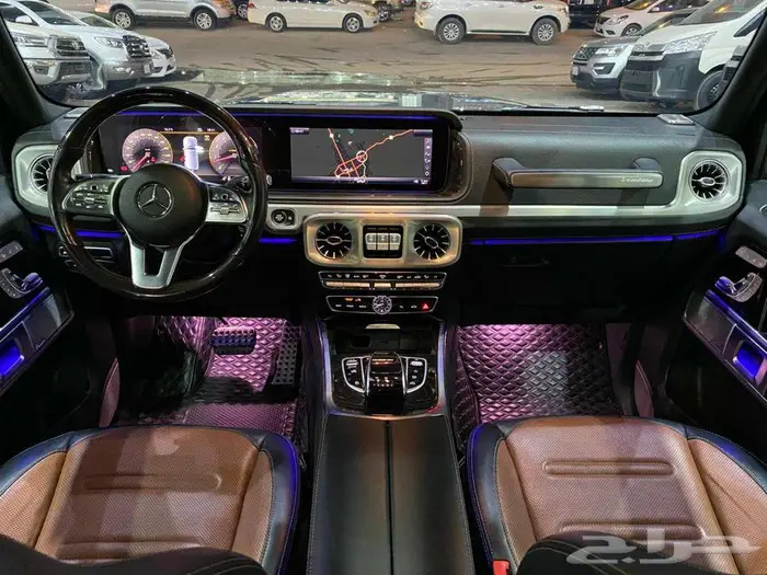 مرسيدس جي 500 موديل 2022 رصاصي ماشيه 65000كم 37