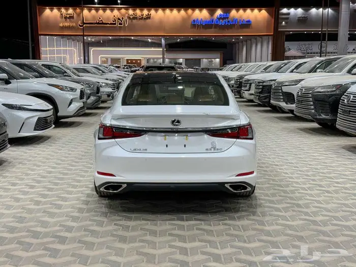 لكزس ES 350 سي سي ابيض بنزين 2025 اقل سعر كاش واقساط 39