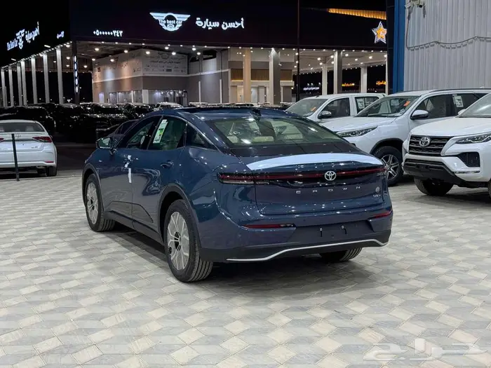 تويوتا كراون برستيج رصاصي هايبرد 2026 اقل سعر كاش واقساط 25