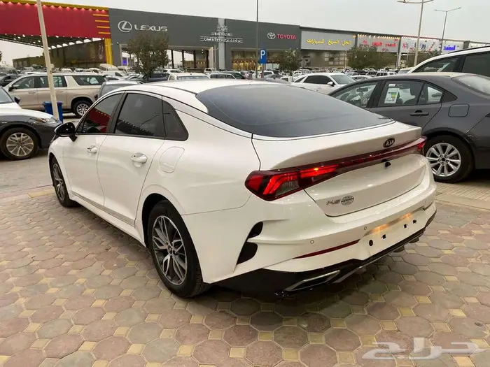 كيا (k5) مستورد كوري 2021 مقاعد جلد اسود تشغيل بصمه 5