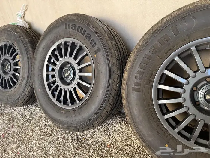 كفرات هامان جديدة مع جنوط برايد مقاس 18 0