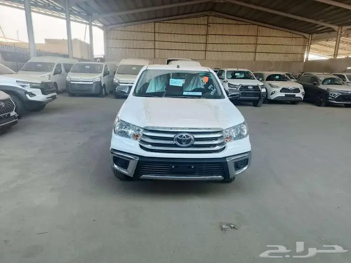 تويوتا هايلكس غمارة بدون دبل ابيض عادي بنزين 2026 اقل سعر 0