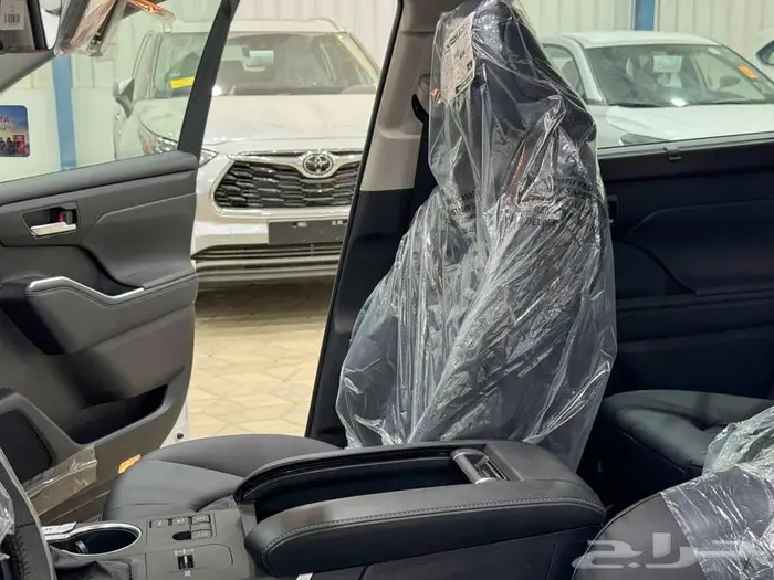 تويوتا هايلاندر دبل بلاك اديشن ابيض هايبرد 2025 اقل سعر 35