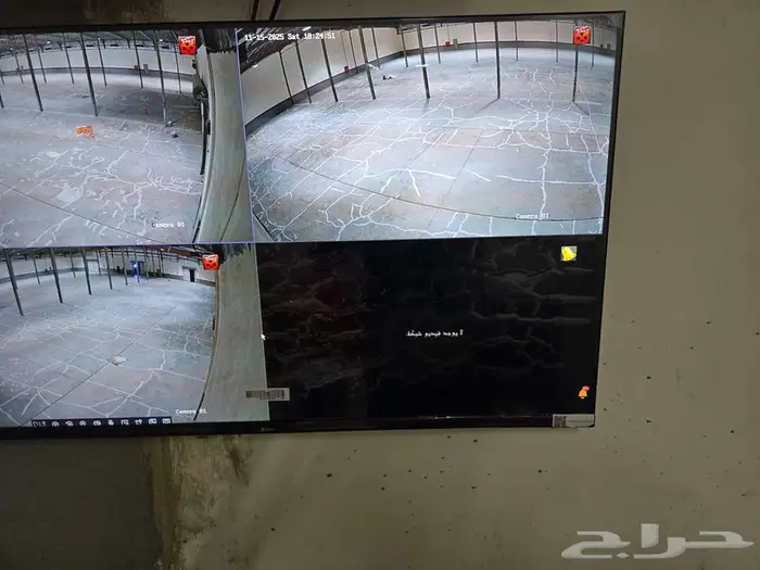 كاميرات مراقبة و تقديم شهادة انجاز مع التركيب 34