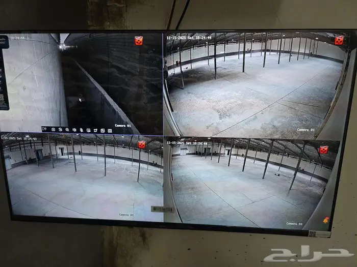 كاميرات مراقبة و تقديم شهادة انجاز مع التركيب 32