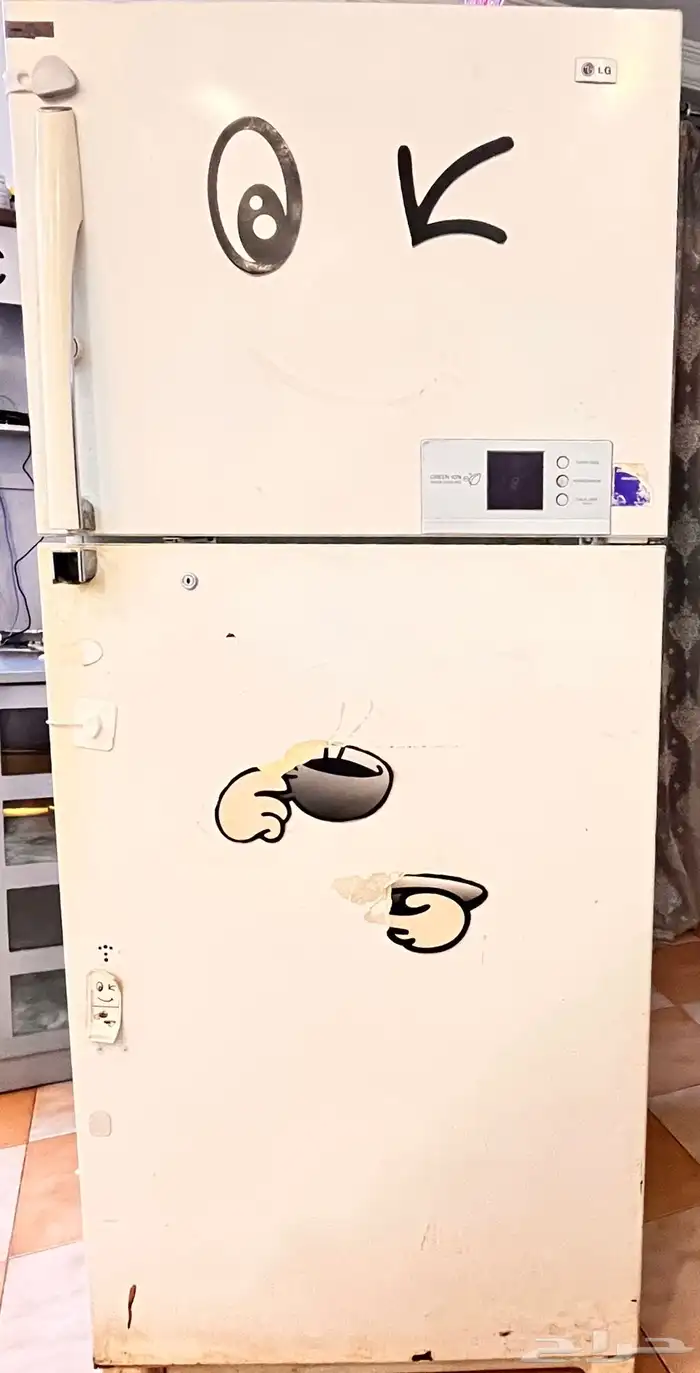 ثلاجة LG 20 قدم للبيع 0