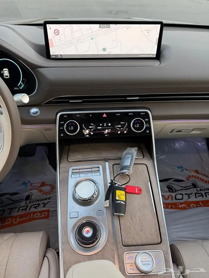 جنسس GV80 سعودي 2023 رويال V6 شبه جديد 9