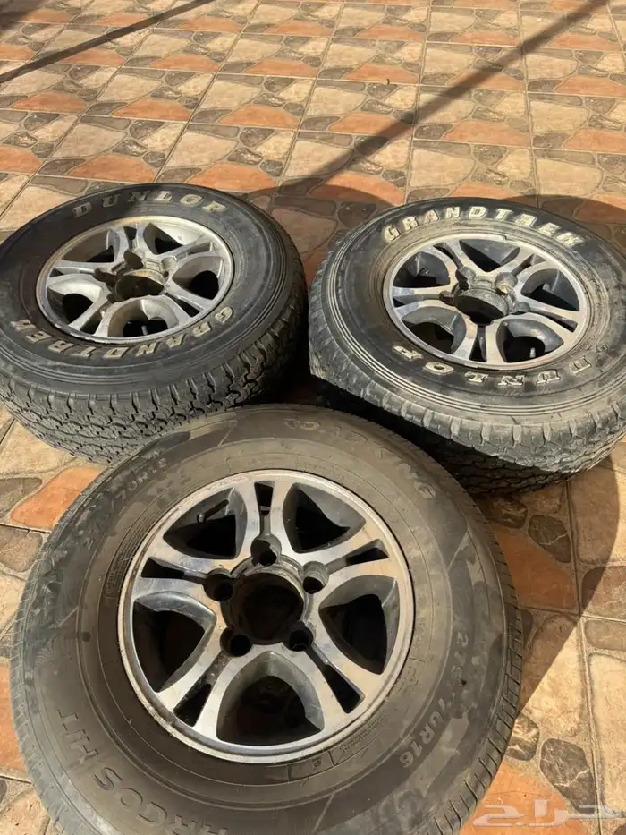 جنوط لكزز وكفرات دنلوب 3