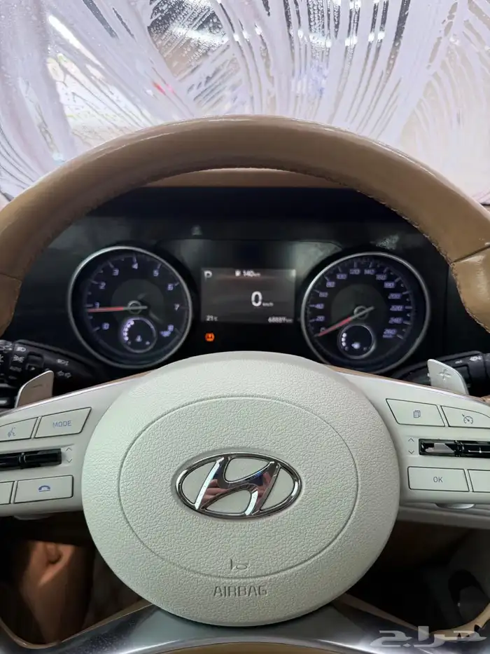 ازيرا 2021 مالك اول ماشيه 68قير مكينه شاصي ايرباق شرط(سعودي) 9