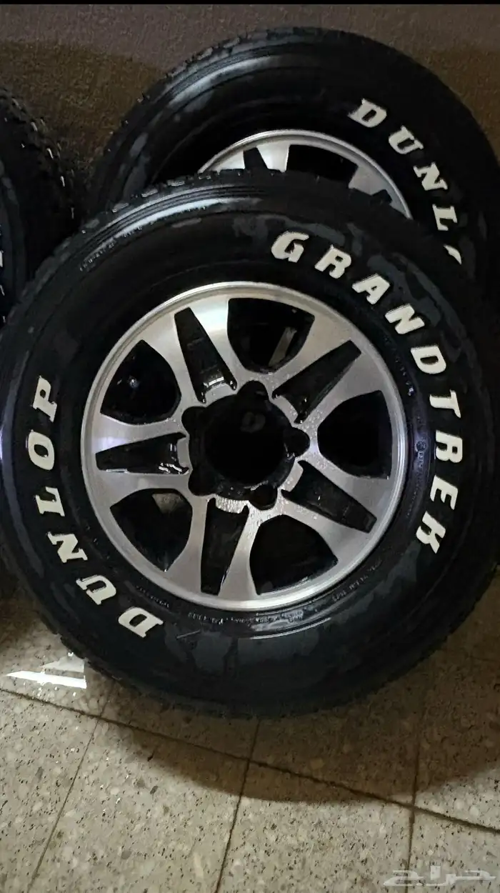 كفرات دنلوب وجنوط لكزس 2006 مكحل 1