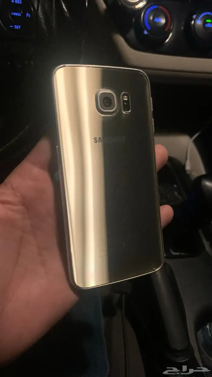 جهاز Samsung Galaxy S6 Edge نظيف جدا مع كرتونه كامل ماحقاتة 0