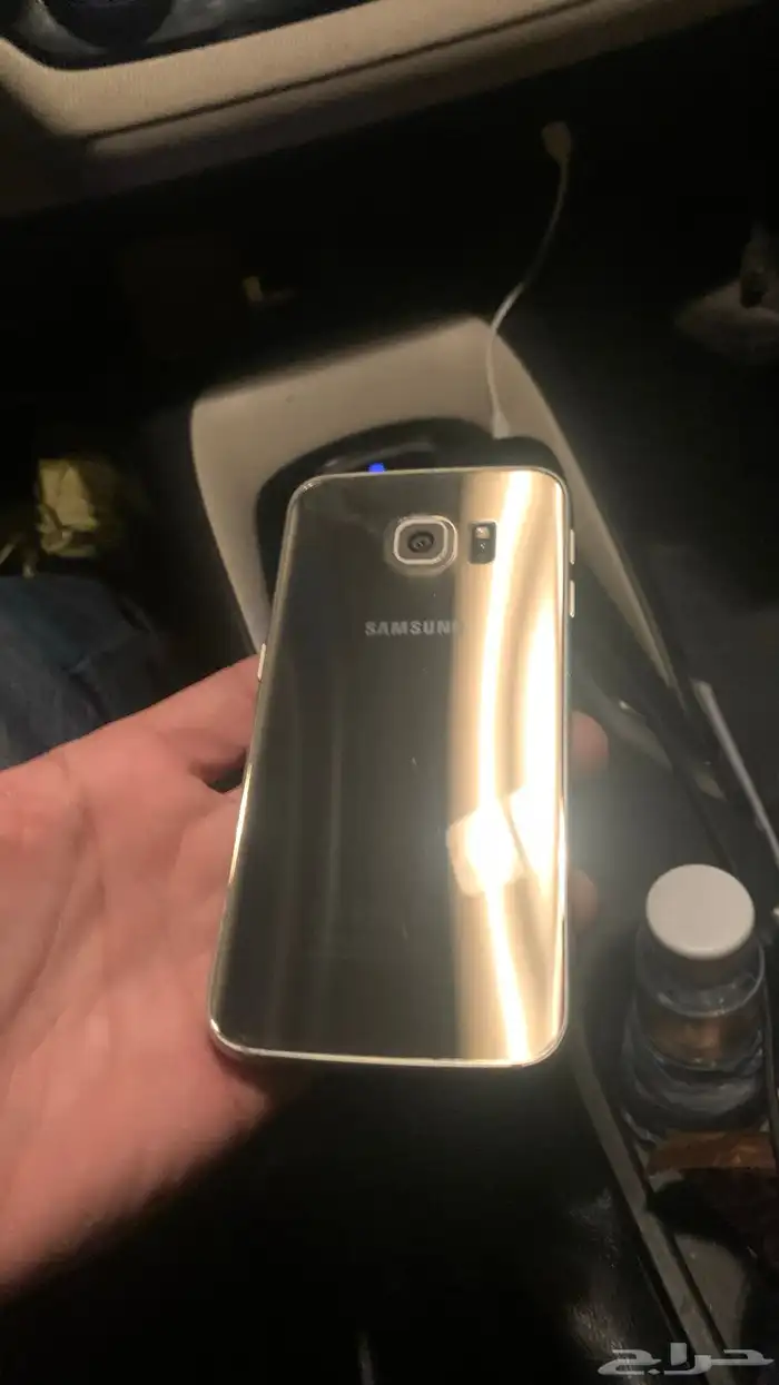 جهاز Samsung Galaxy S6 Edge نظيف جدا مع كرتونه كامل ماحقاتة 1