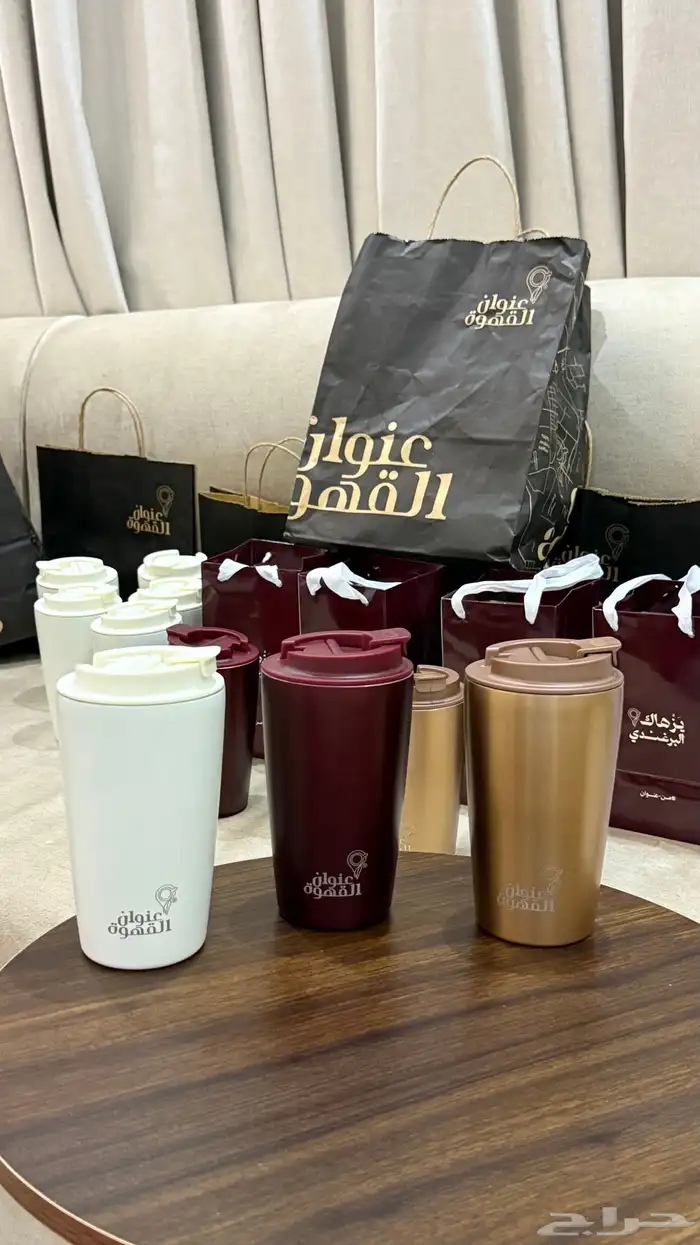 مق عنوان القهوة متوفرة ثلاث ألوان 0