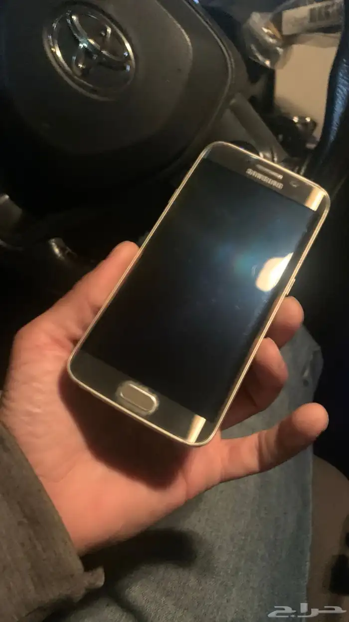 جهاز Samsung Galaxy S6 Edge نظيف جدا مع كرتونه كامل ماحقاتة 3