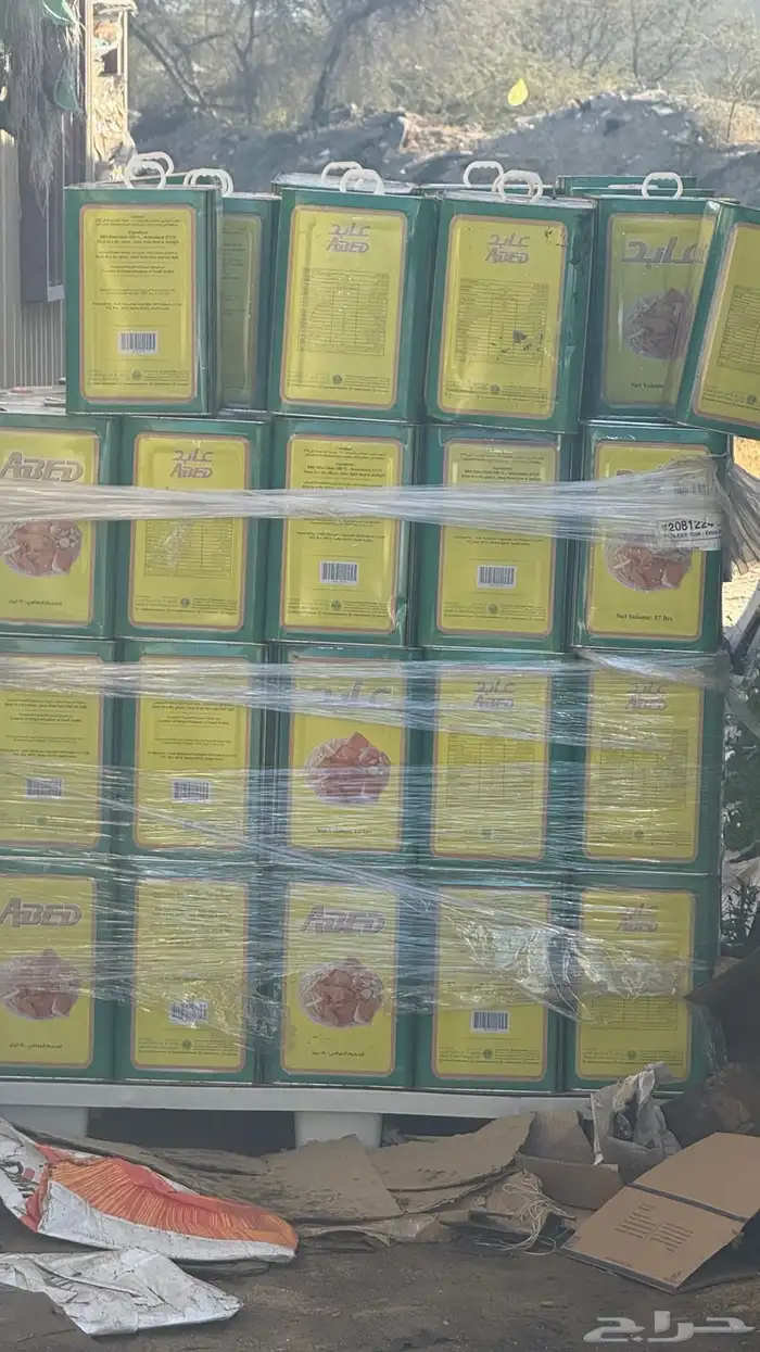 تنك جوالين تنك زيت حمام تمر تنك حديد 2