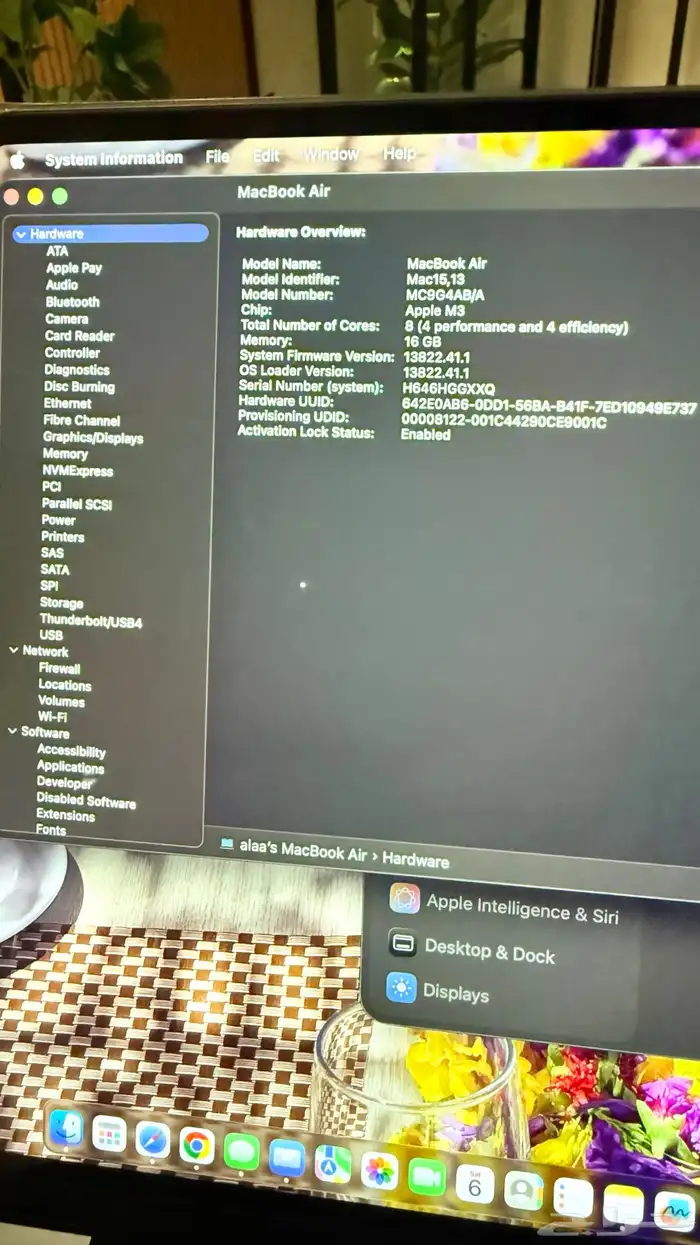 MacBook Air 15-inch (موديل 2024) بمعالج Apple M3   شبه جديد 3