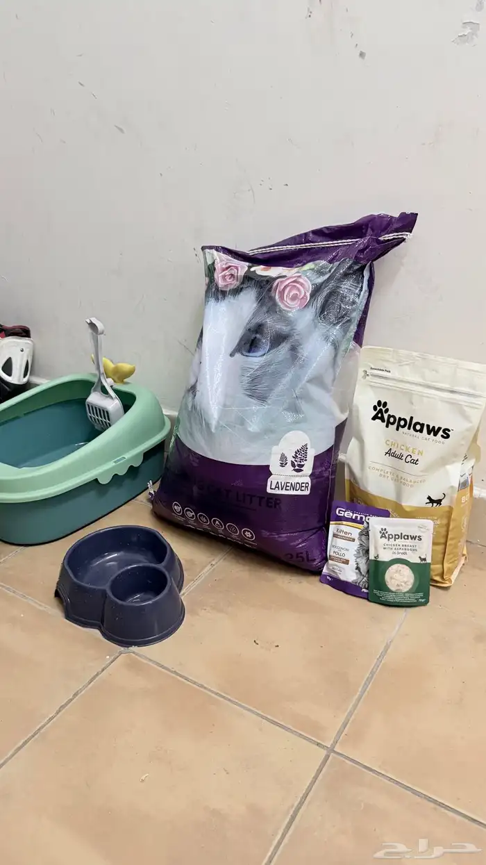 مستلزمات قطط   اكل ابلاوز رطب و ناشف رمل ليتر بوكس 0