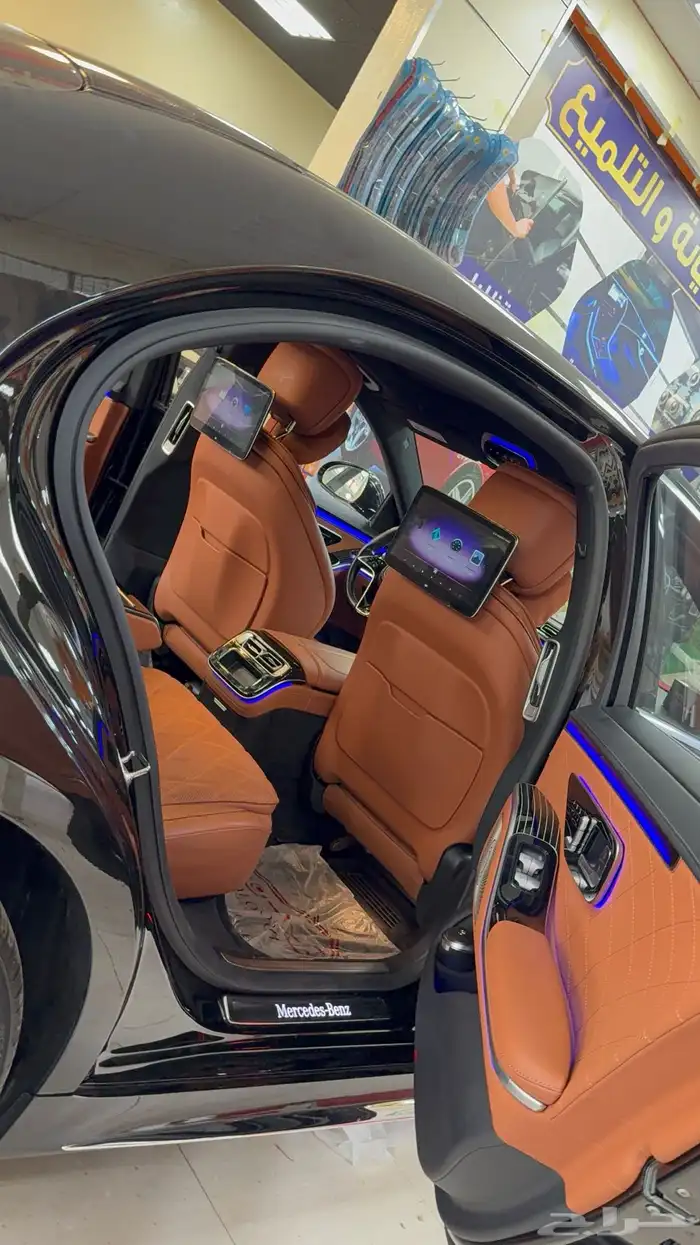 شاشات خلفيه مرسيدس الجوهره 6