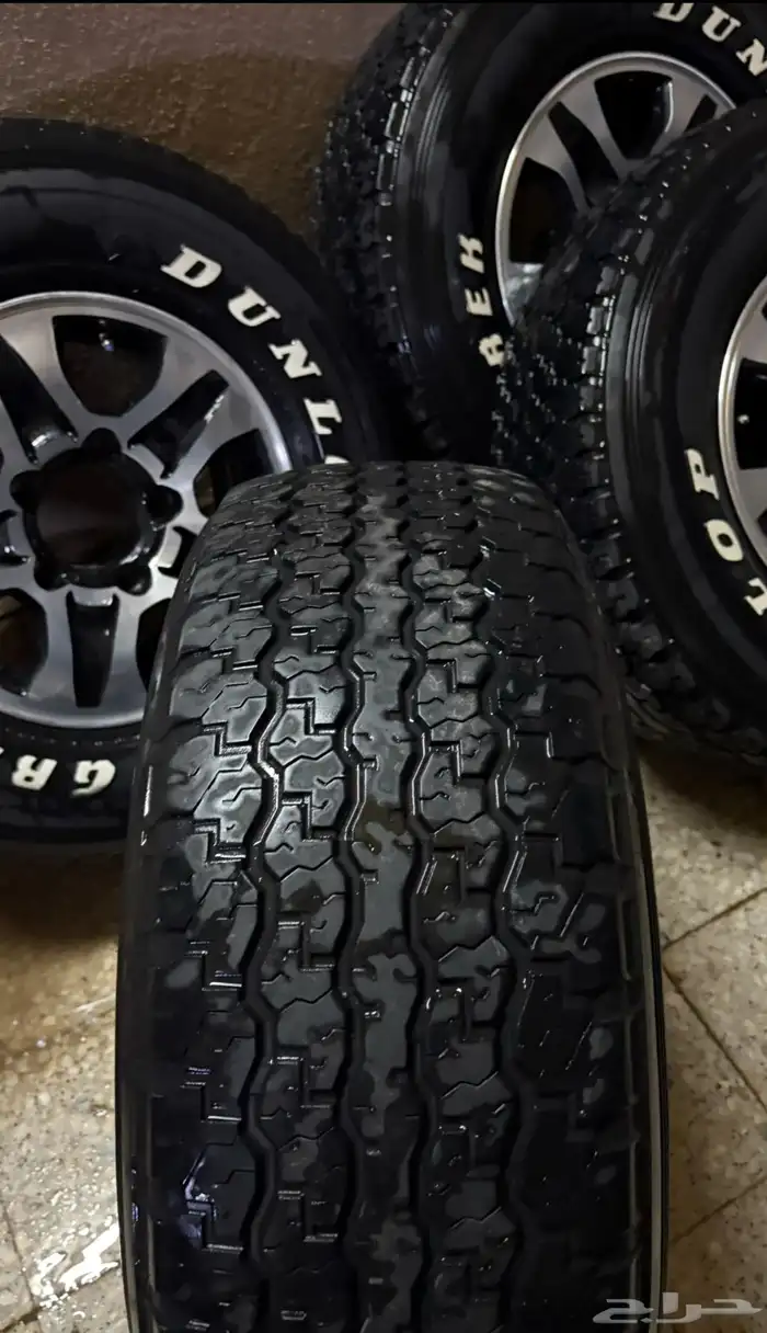 كفرات دنلوب وجنوط لكزس 2006 مكحل 2