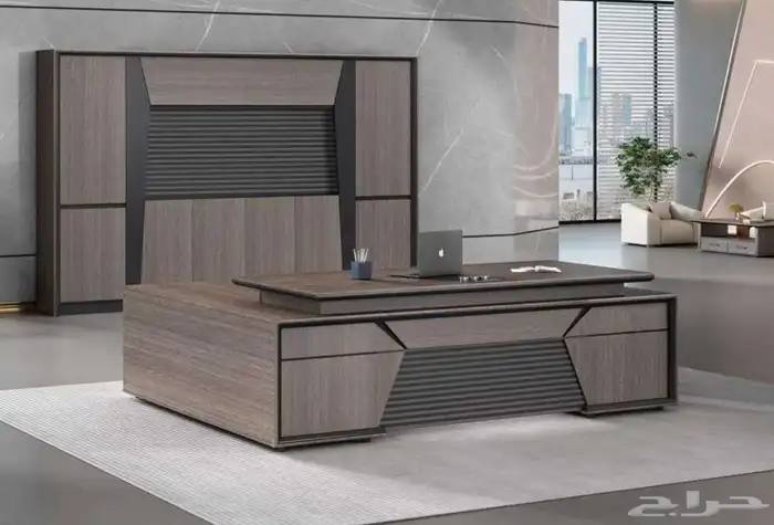 مكاتب طقم تركي فاخرة جديدة و مكتب مدراء جدا  ممتاز و كراسي 30