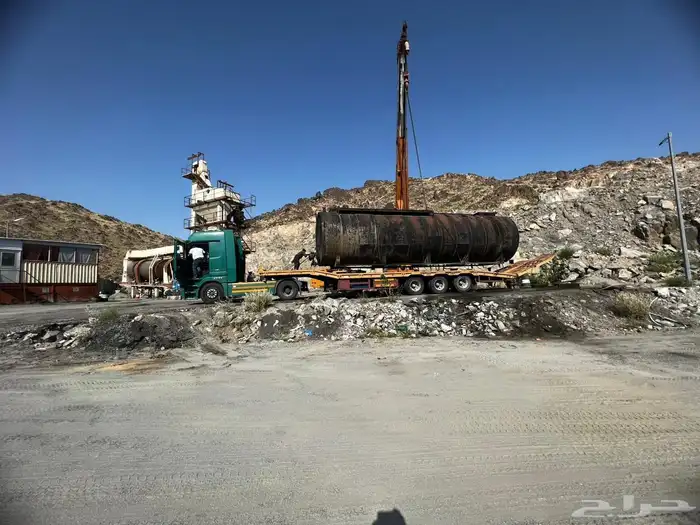 خلاطه اسفلت 200 طن موديل 2013 تيلر فادي صناعه سوريه 3