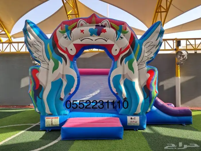 نطيطات-زحاليق جافة - العاب هوائية للايجار 12