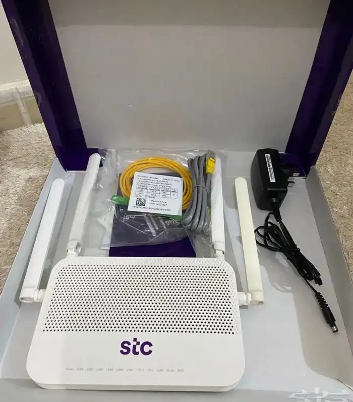 جهاز راوتر STC جديد بملحقاته 0