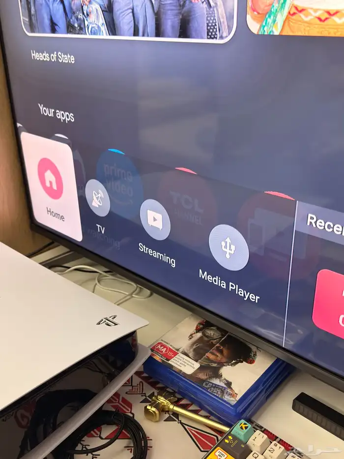 شاشة تي سي ال TCL 55 بوصة تليفزيون ذكي 4K كيو ليد 120هرتز 5