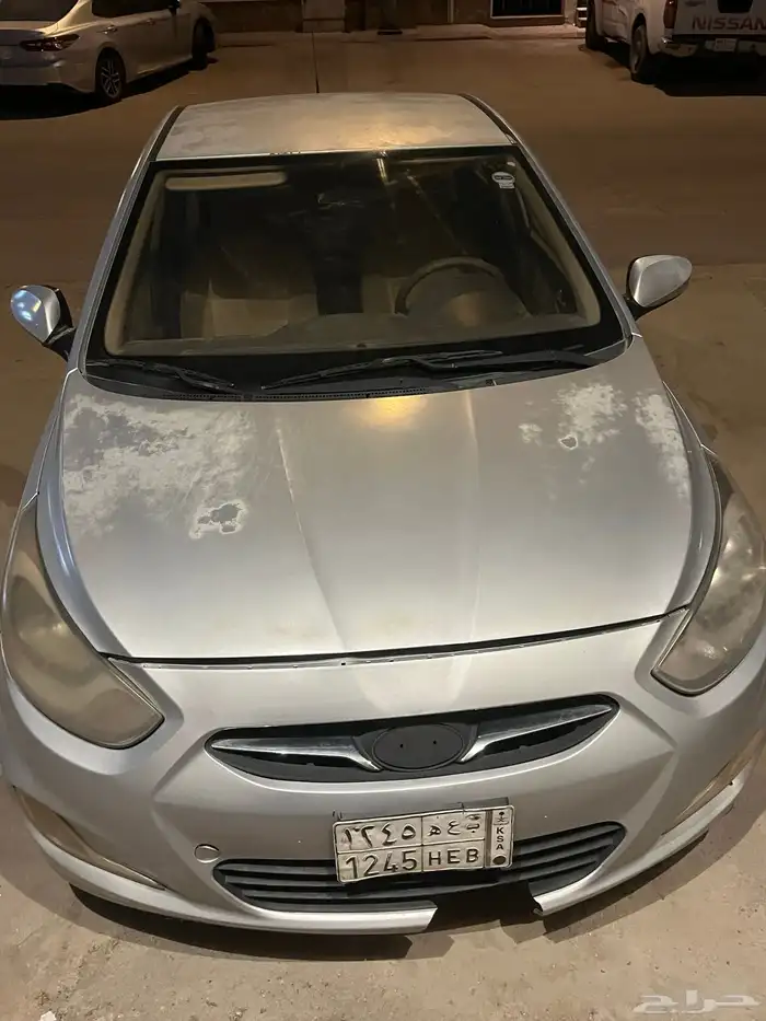 اكسنت 2012 الشنطه مقصوصه ومصلحه والمكينه مغيره 7