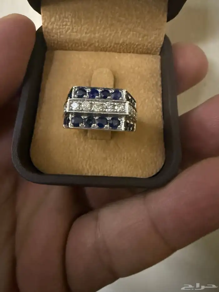 خاتم فضه الماس وزفير 1