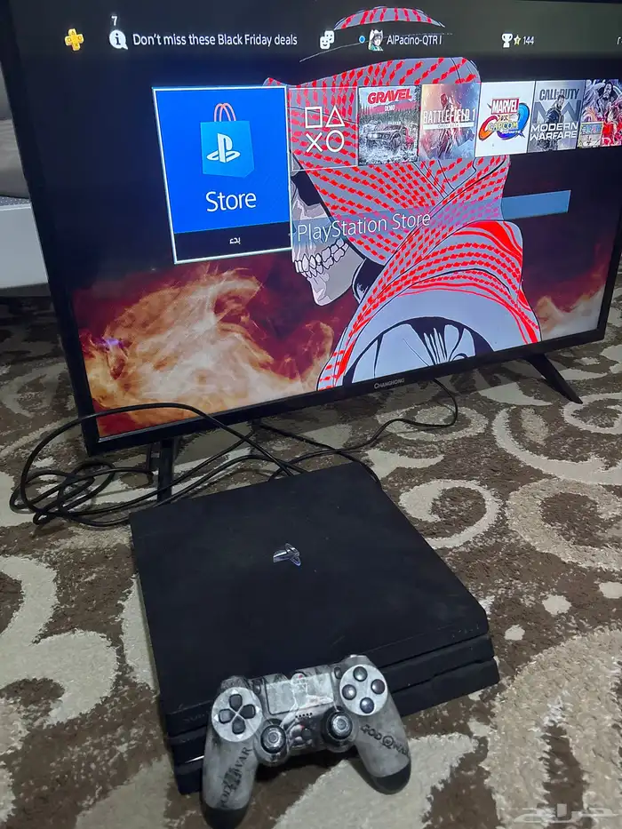 سوني 4 للبيع سبب البيع قليل الاستخدام 0