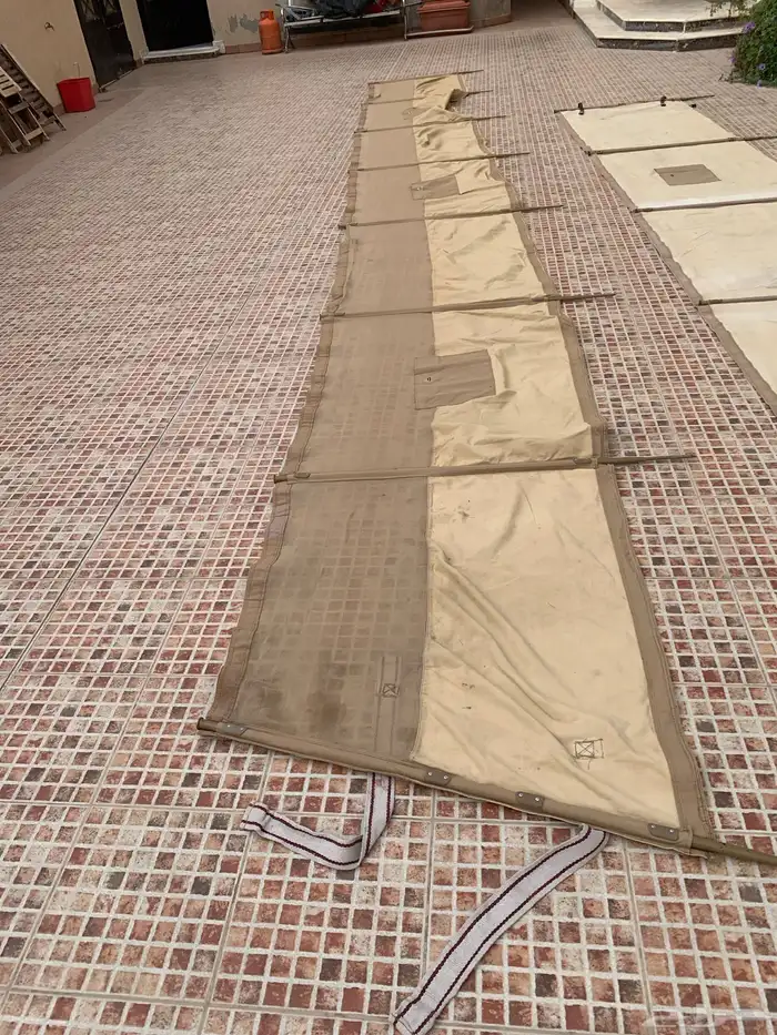 رواق طويل 9 متر للرحلات نصفه العلوي شبك ناعم جدا 7