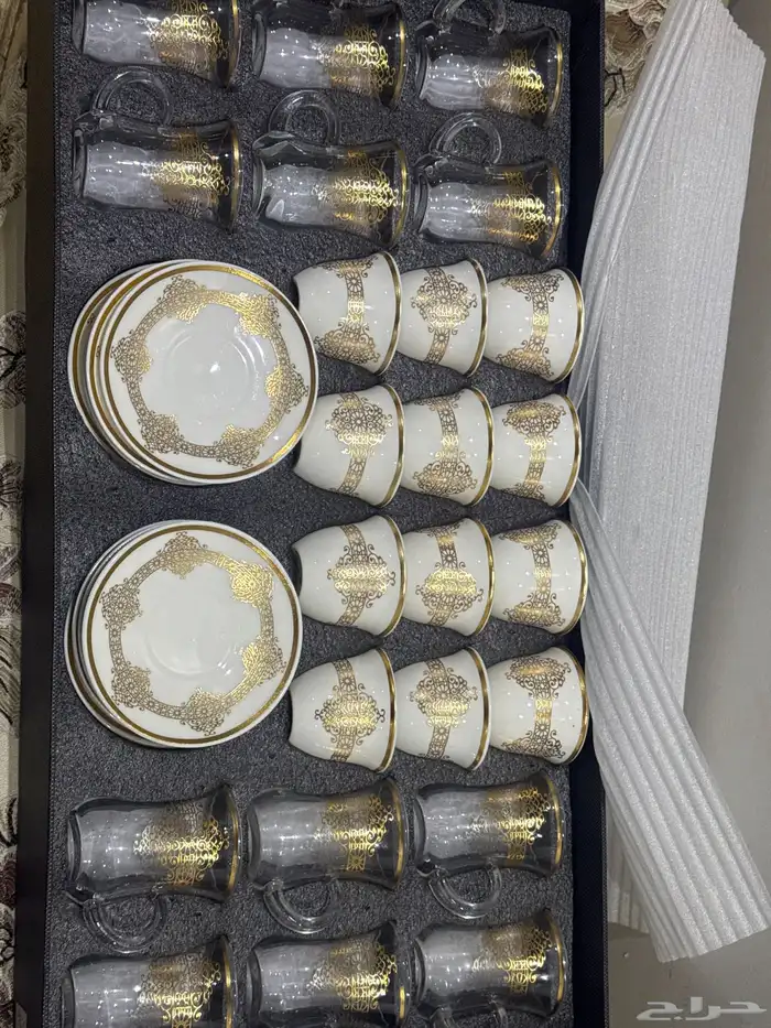 طقم شاي وقهوة كرتونها ب50 0