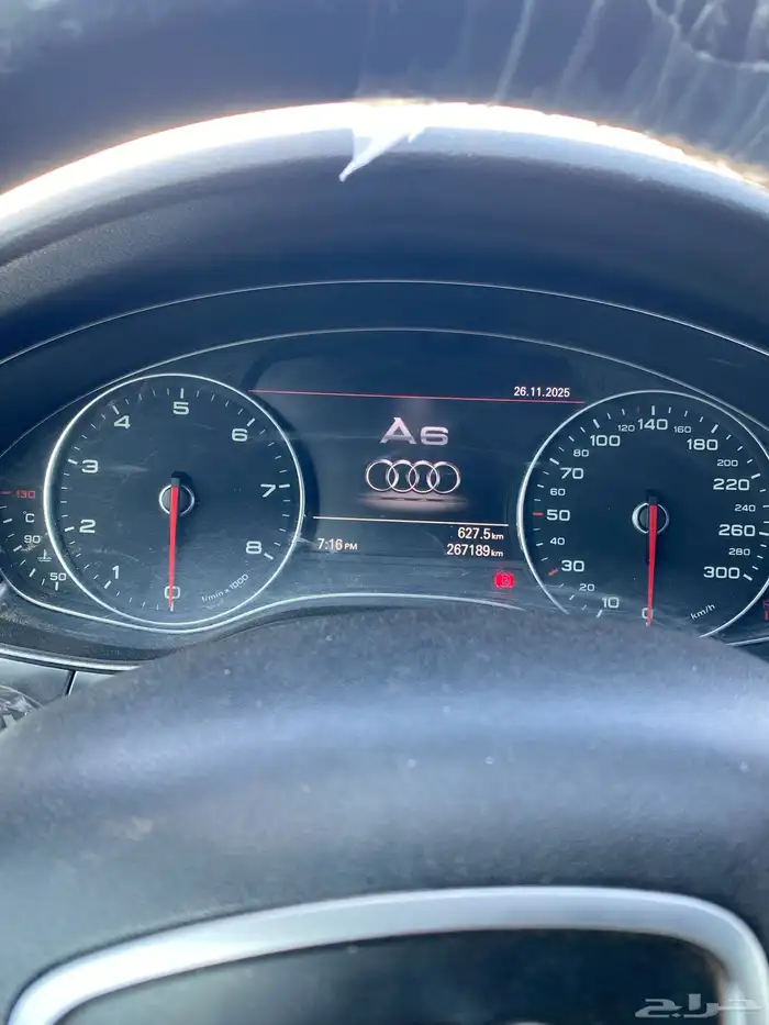 اوديA6 مصدومه موديل 2012 ماشيه 260 6