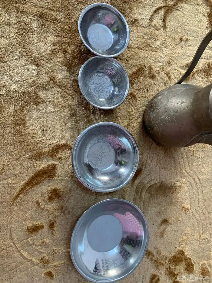 دله تراثيه وطاسات استشفى عليها ايات قرانية منحوته نحت باليد 2