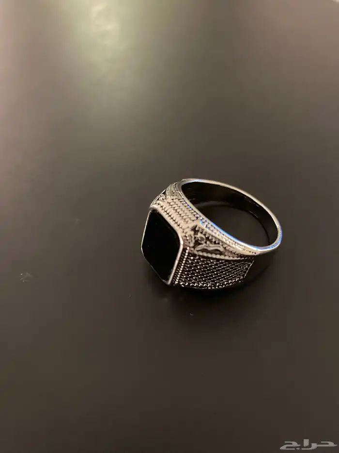 خاتم فضة جديد مقاس 13 3