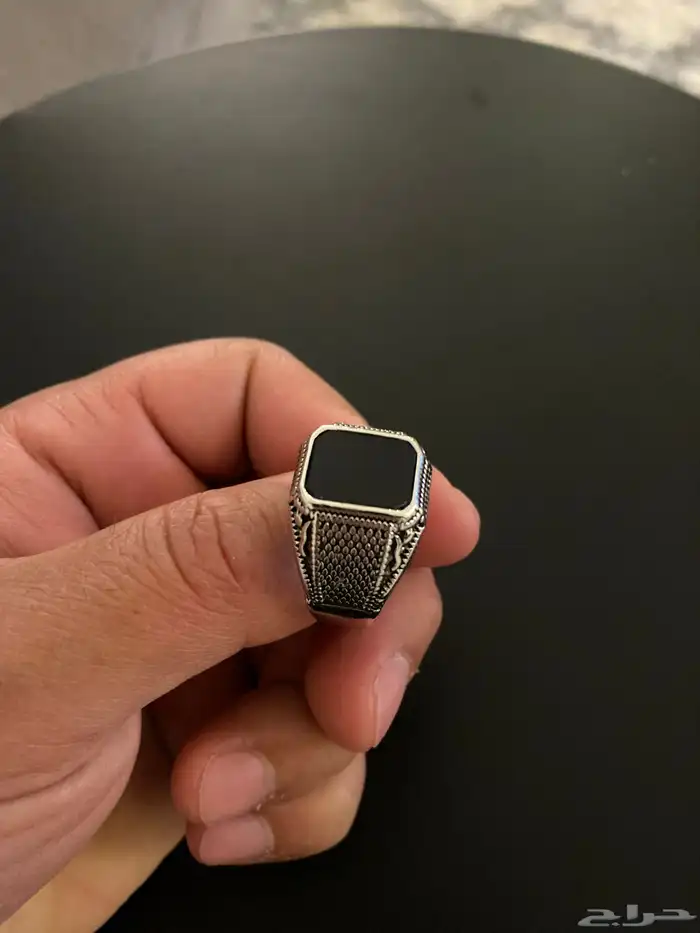 خاتم فضة جديد مقاس 13 0