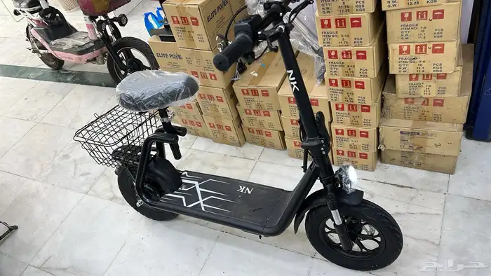 سكوتر كهربائي بمقعد قابل للتعديل (500 واط) 0